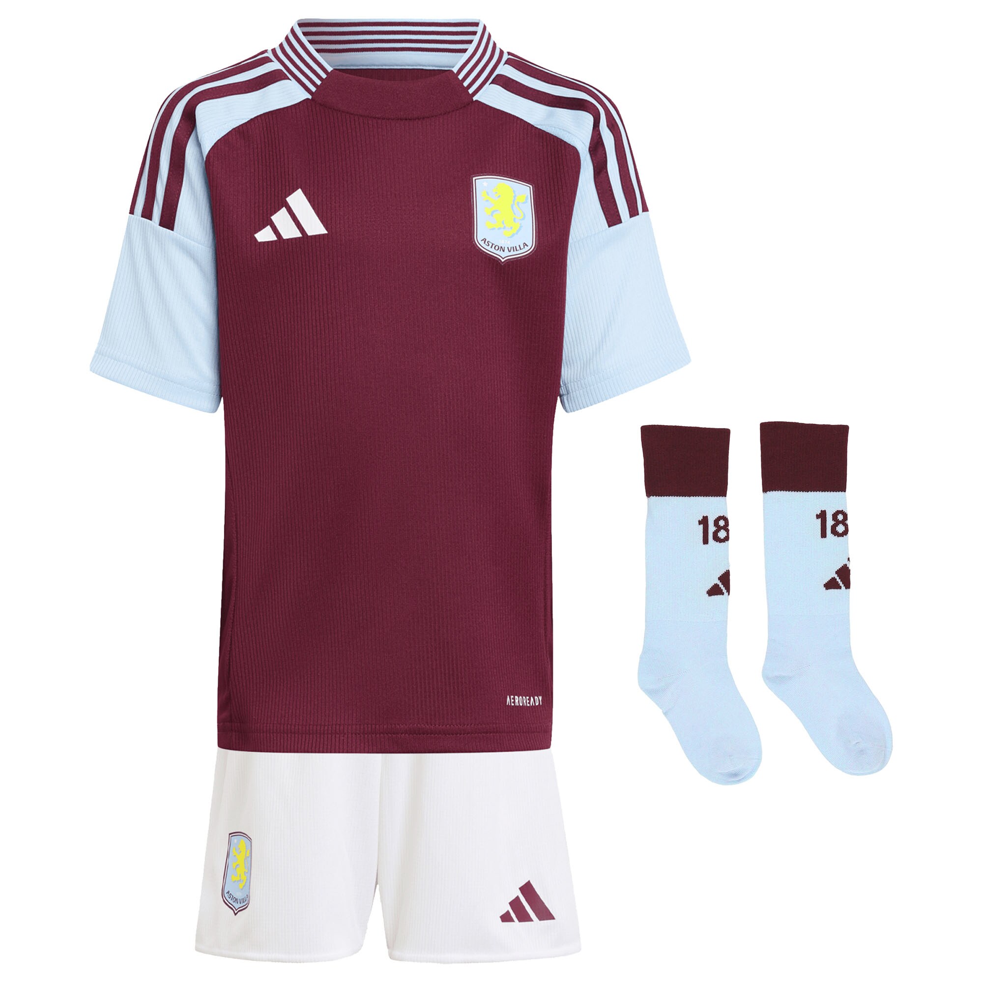 aston villa adidas home mini kit 2024-25 with onana 24 printing Collection - Aston Villa Fan Shop Official Gear