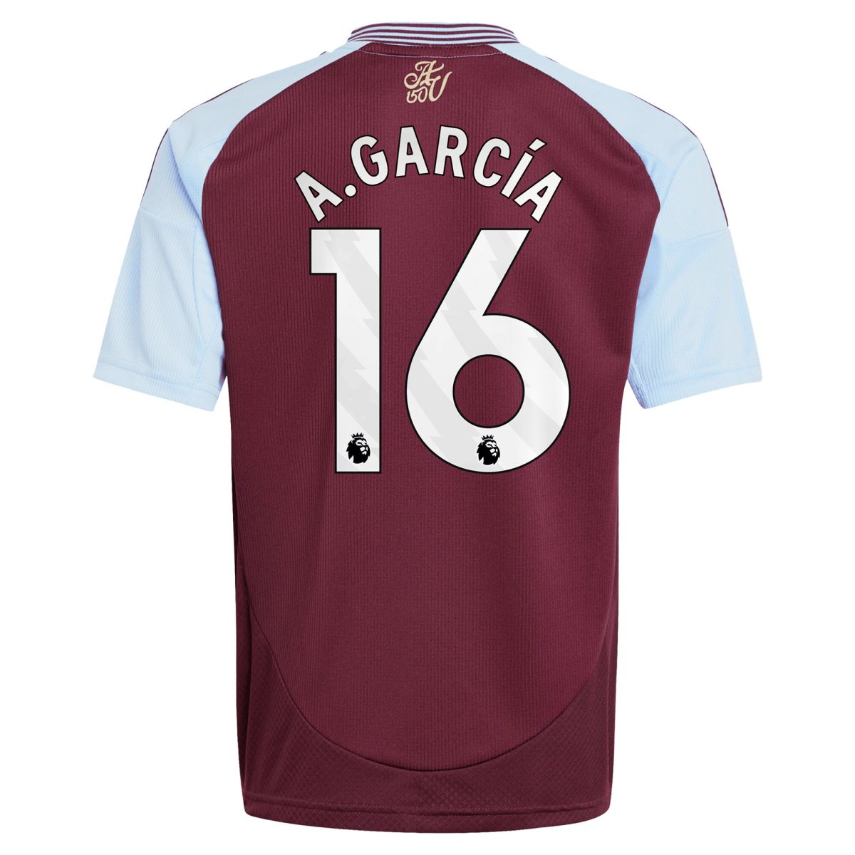 aston villa adidas home shirt 2024-25 – kids with a.garcía 16 printing Collection - Aston Villa Fan Shop Official Gear