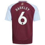 aston villa adidas home shirt 2024-25 – kids with barkley 6 printing Collection - Aston Villa Fan Shop Official Gear
