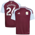 aston villa adidas home shirt 2024-25 – kids with bogarde 26 printing Collection - Aston Villa Fan Shop Official Gear