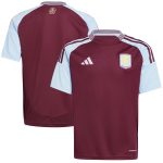 aston villa adidas home shirt 2024-25 – kids with custom printing Collection - Aston Villa Fan Shop Official Gear