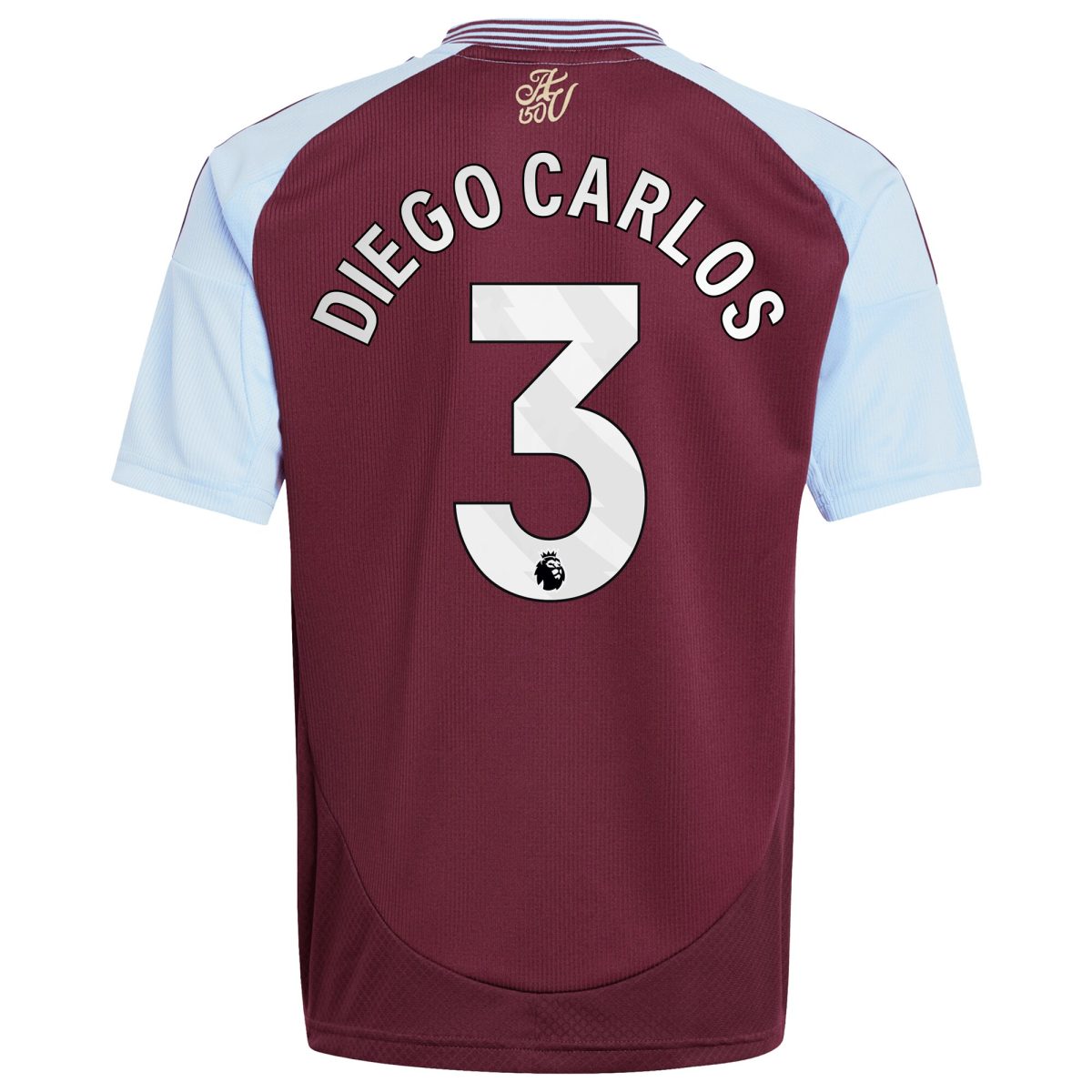 aston villa adidas home shirt 2024-25 – kids with diego carlos 3 printing Collection - Aston Villa Fan Shop Official Gear