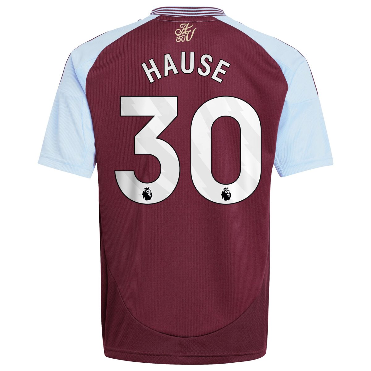 aston villa adidas home shirt 2024-25 – kids with hause 30 printing Collection - Aston Villa Fan Shop Official Gear