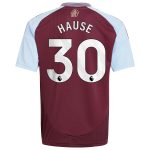 aston villa adidas home shirt 2024-25 – kids with hause 30 printing Collection - Aston Villa Fan Shop Official Gear
