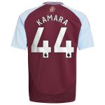 aston villa adidas home shirt 2024-25 – kids with kamara 44 printing Collection - Aston Villa Fan Shop Official Gear