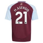 aston villa adidas home shirt 2024-25 – kids with m.asensio 21 printing Collection - Aston Villa Fan Shop Official Gear