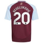 aston villa adidas home shirt 2024-25 – kids with nedeljković 20 printing Collection - Aston Villa Fan Shop Official Gear
