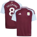 aston villa adidas home shirt 2024-25 – kids with tielemans 8 printing Collection - Aston Villa Fan Shop Official Gear