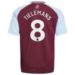 aston villa adidas home shirt 2024-25 – kids with tielemans 8 printing Collection - Aston Villa Fan Shop Official Gear
