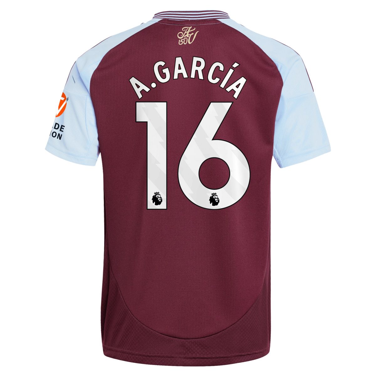 aston villa adidas home shirt 2024-25 with a.garcía 16 printing Collection – Aston Villa Fan Shop Official Gear Collection - Aston Villa Fan Shop Official Gear