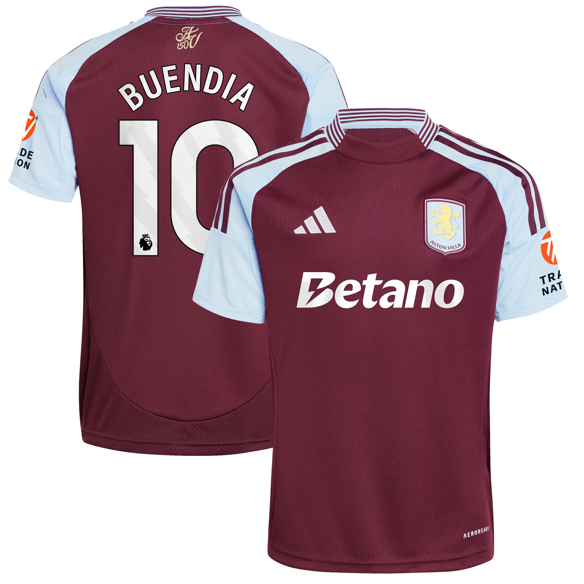 aston villa adidas home shirt 2024-25 with buendia 10 printing Collection - Aston Villa Fan Shop Official Gear