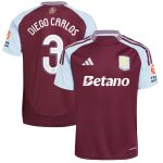 aston villa adidas home shirt 2024-25 with diego carlos 3 cup printing Collection - Aston Villa Fan Shop Official Gear