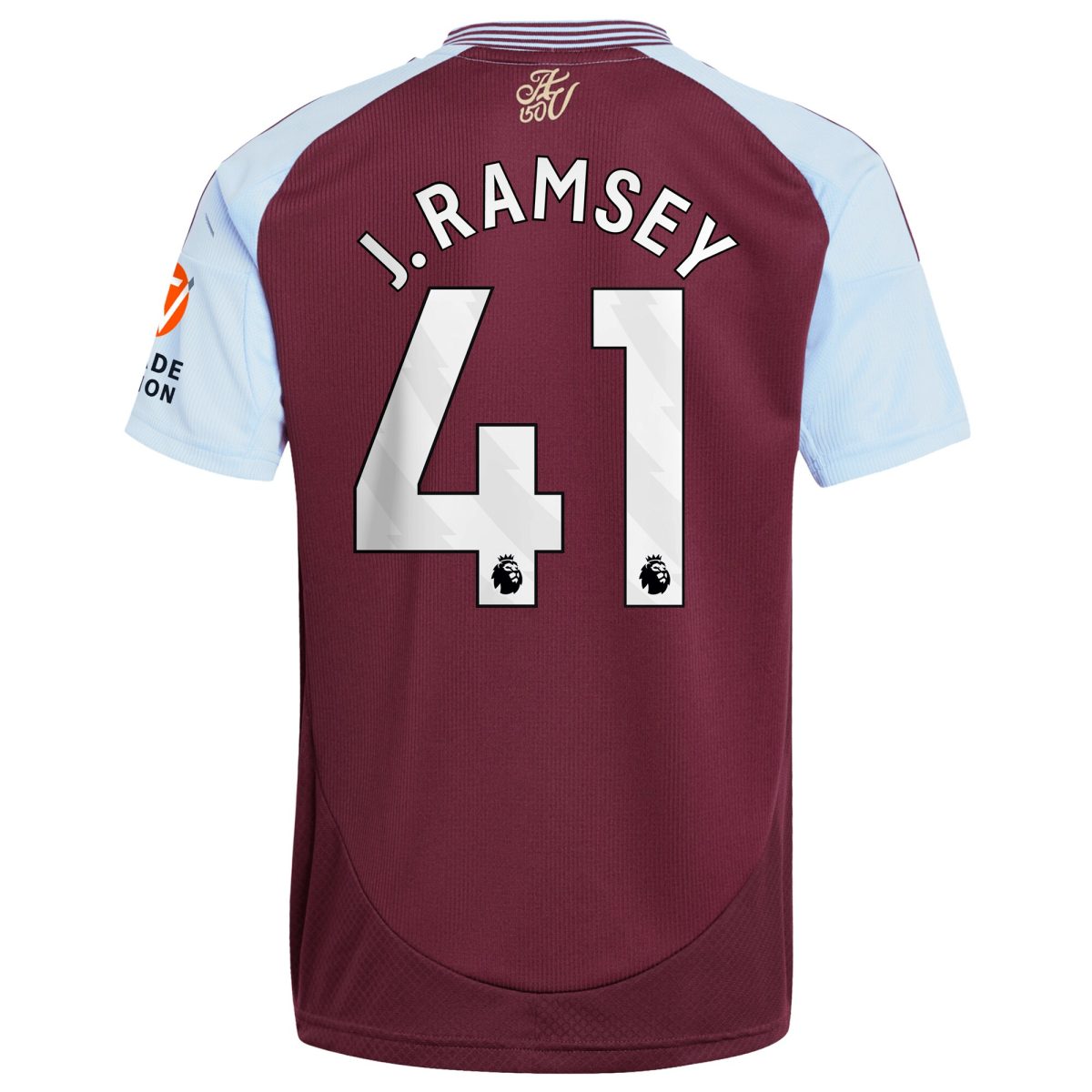 aston villa adidas home shirt 2024-25 with j. ramsey 41 printing Collection - Aston Villa Fan Shop Official Gear