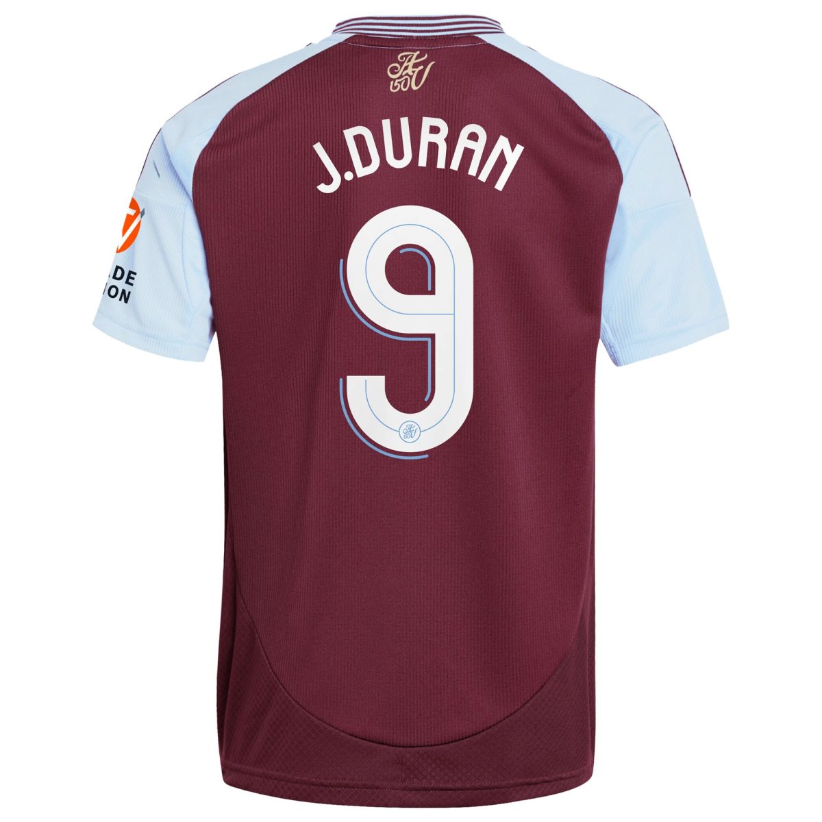 aston villa adidas home shirt 2024-25 with j.duran 9 cup printing Collection - Aston Villa Fan Shop Official Gear