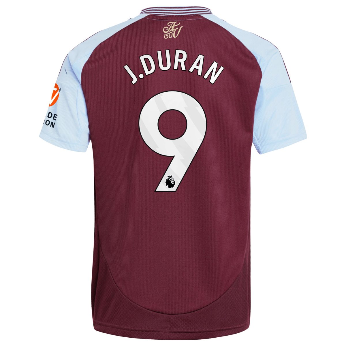 aston villa adidas home shirt 2024-25 with j.duran 9 printing Collection - Aston Villa Fan Shop Official Gear