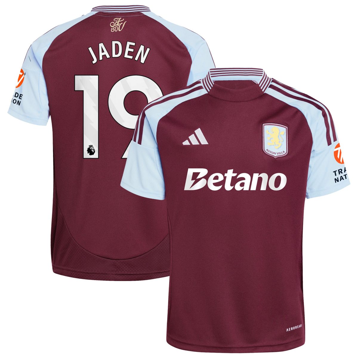 aston villa adidas home shirt 2024-25 with jaden 19 printing Collection - Aston Villa Fan Shop Official Gear