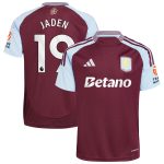 aston villa adidas home shirt 2024-25 with jaden 19 printing Collection - Aston Villa Fan Shop Official Gear