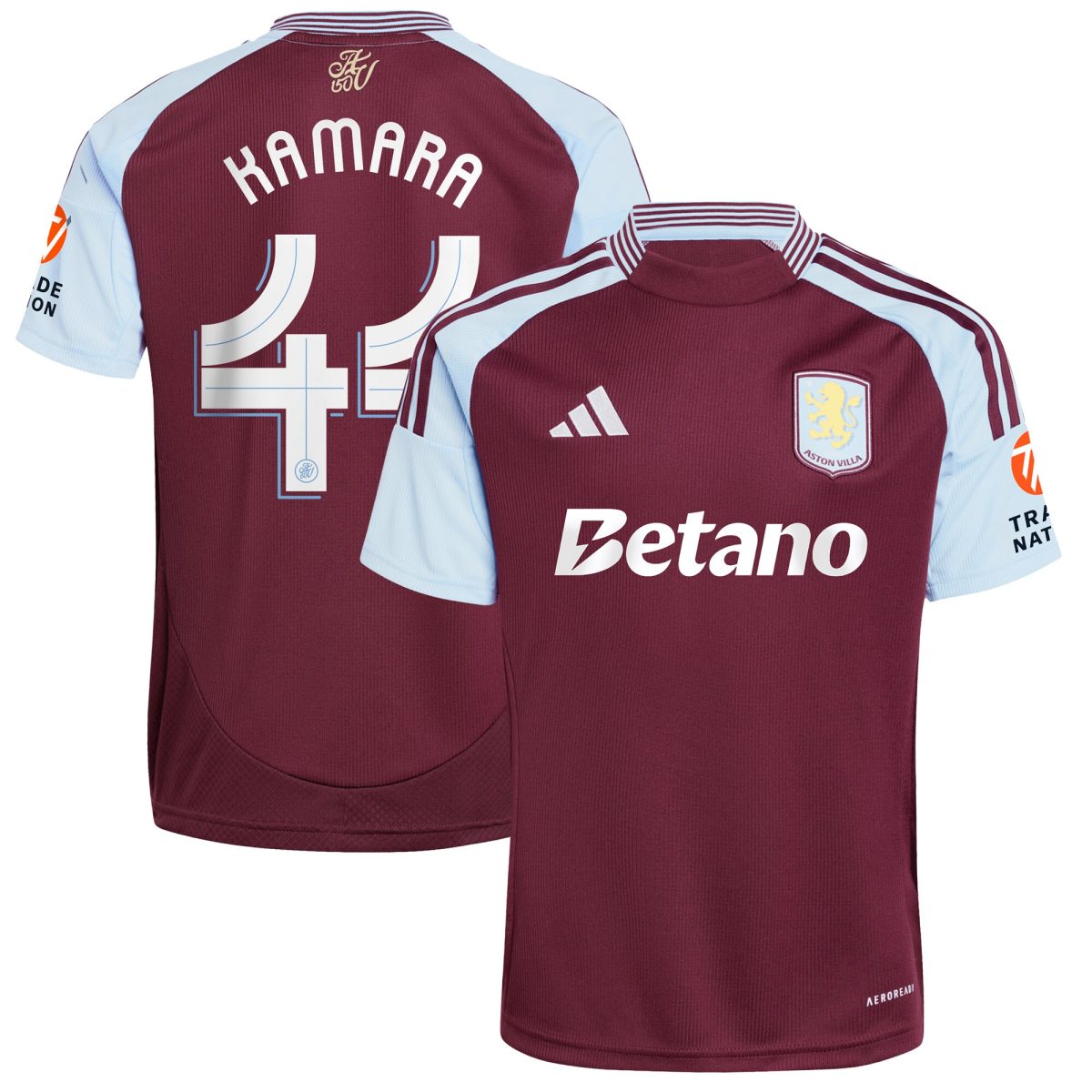 aston villa adidas home shirt 2024-25 with kamara 44 cup printing Collection - Aston Villa Fan Shop Official Gear