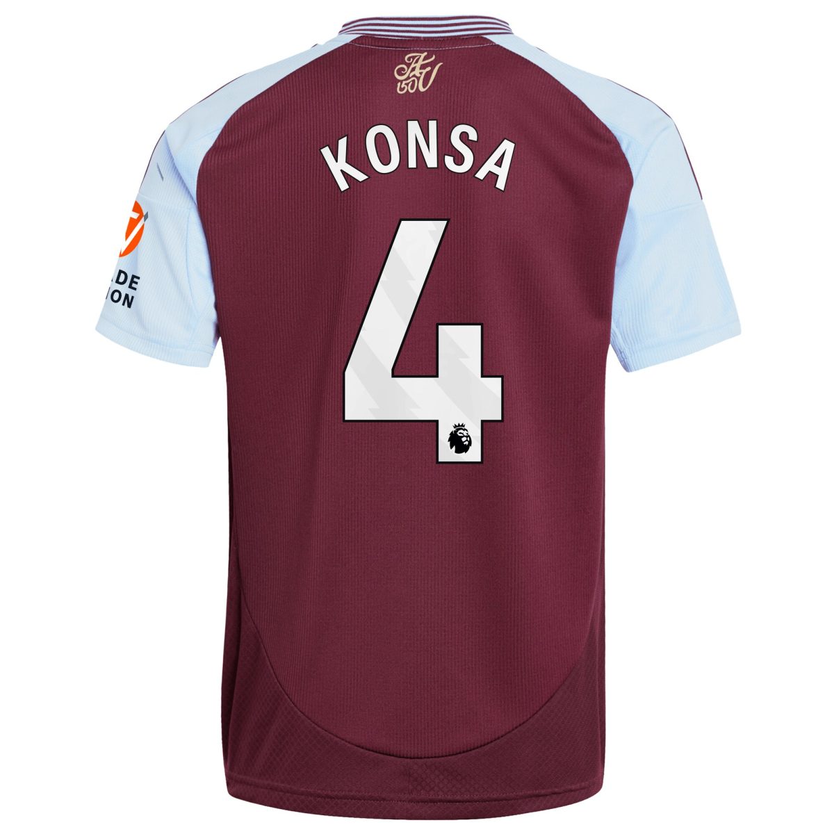 aston villa adidas home shirt 2024-25 with konsa 4 printing Collection - Aston Villa Fan Shop Official Gear