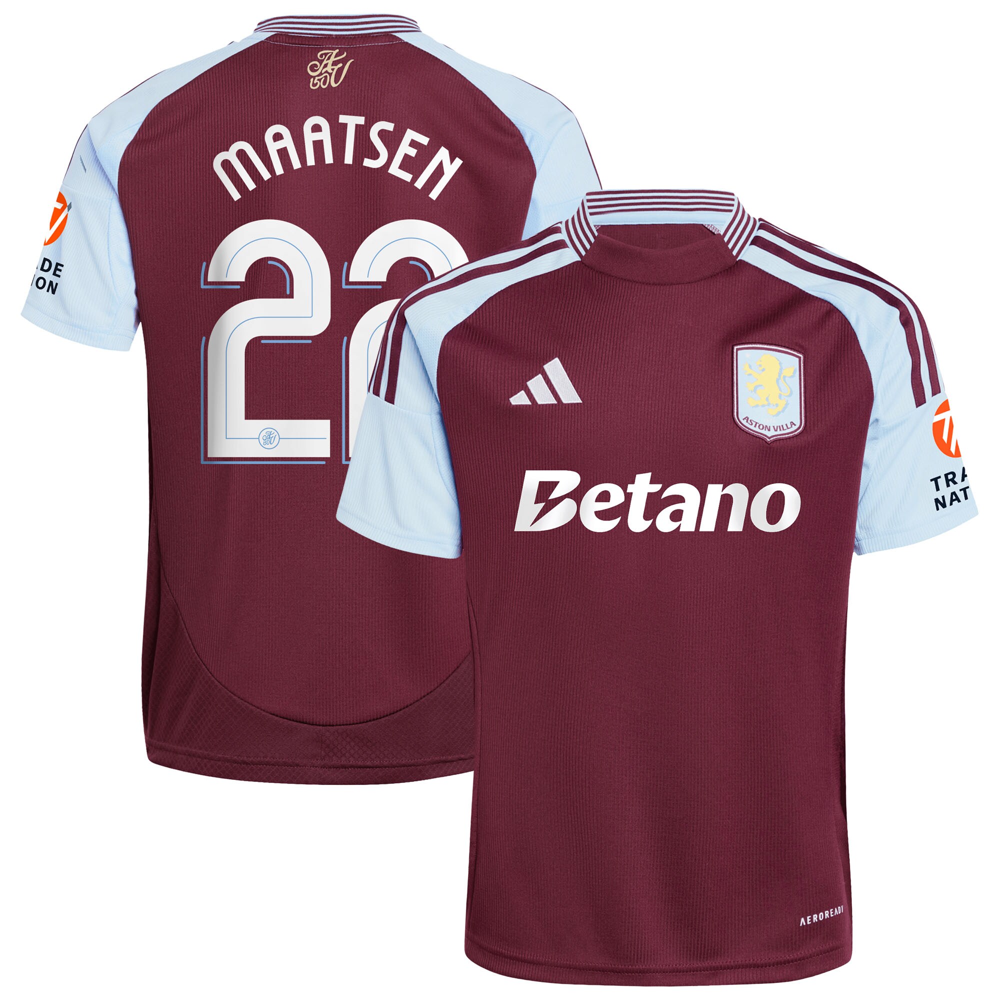 aston villa adidas home shirt 2024-25 with maatsen 22 cup printing Collection - Aston Villa Fan Shop Official Gear