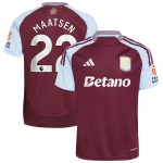 aston villa adidas home shirt 2024-25 with maatsen 22 printing Collection - Aston Villa Fan Shop Official Gear