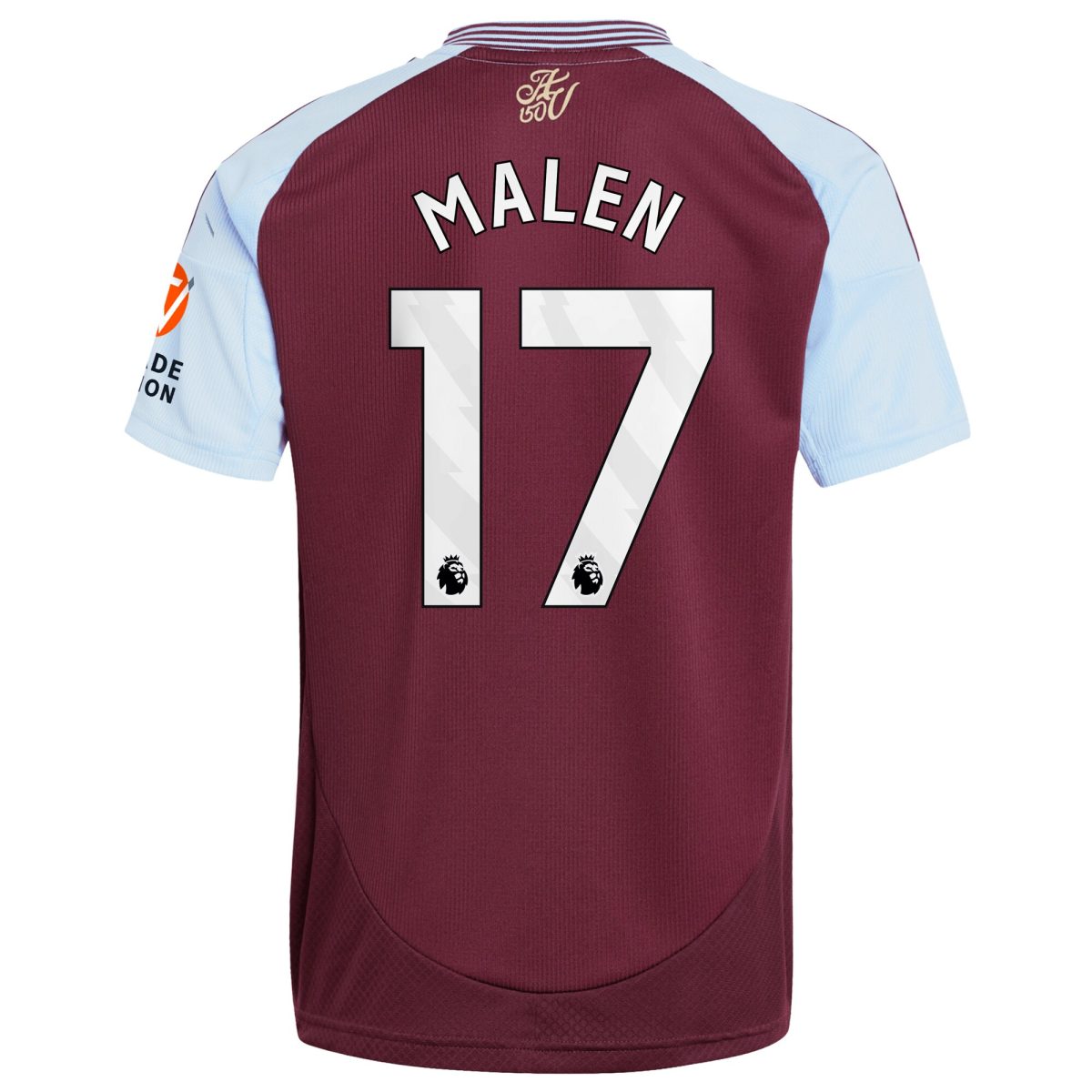 aston villa adidas home shirt 2024-25 with malen 17 printing Collection - Aston Villa Fan Shop Official Gear