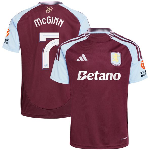 aston villa adidas home shirt 2024-25 with mcginn 7 cup printing Collection - Aston Villa Fan Shop Official Gear