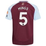 aston villa adidas home shirt 2024-25 with mings 5 printing Collection - Aston Villa Fan Shop Official Gear