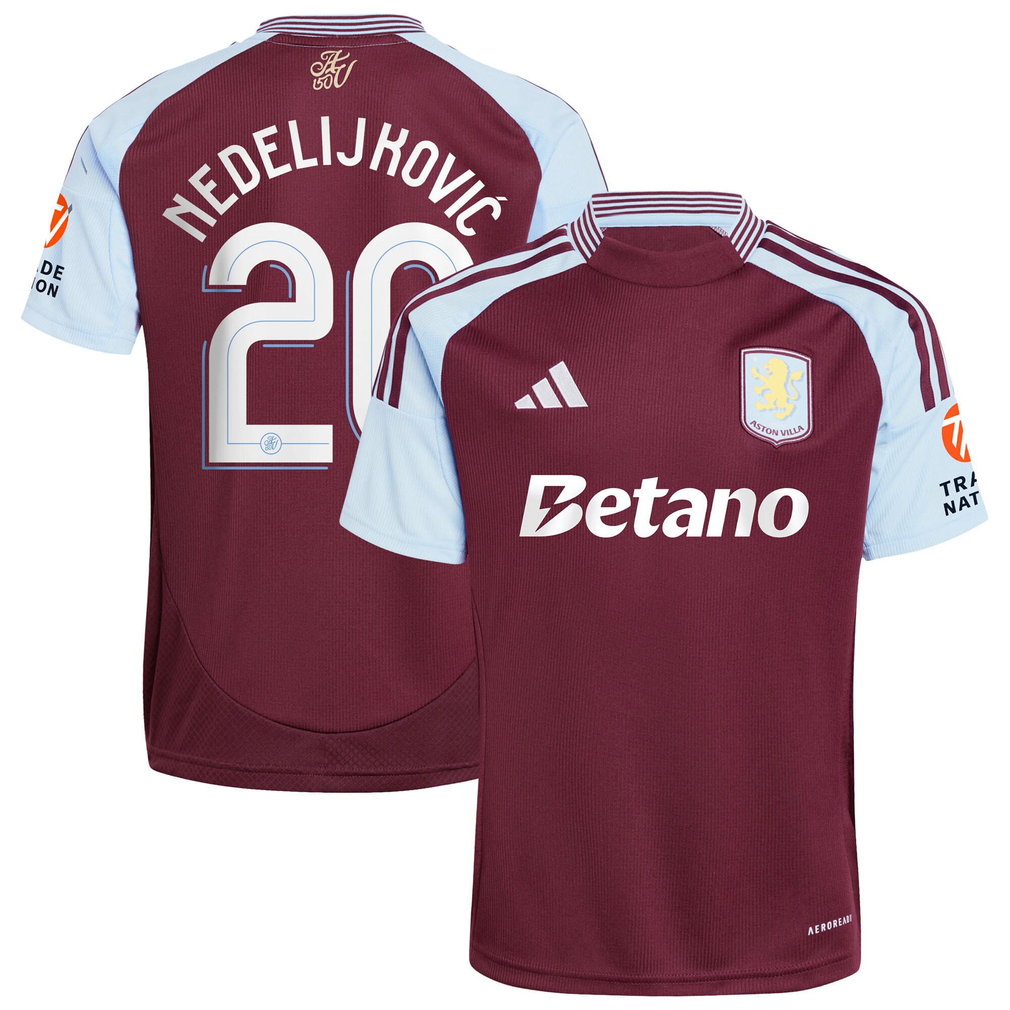 aston villa adidas home shirt 2024-25 with nedeljković 20 cup printing Collection - Aston Villa Fan Shop Official Gear