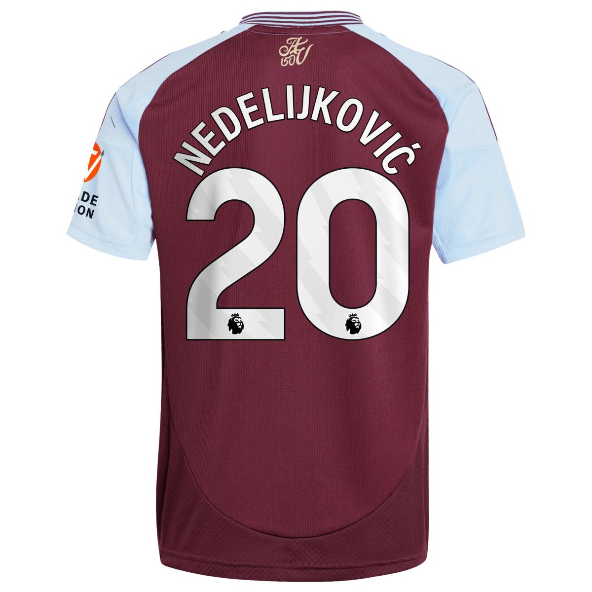 aston villa adidas home shirt 2024-25 with nedeljković 20 printing Collection - Aston Villa Fan Shop Official Gear