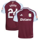 aston villa adidas home shirt 2024-25 with onana 24 cup printing Collection - Aston Villa Fan Shop Official Gear