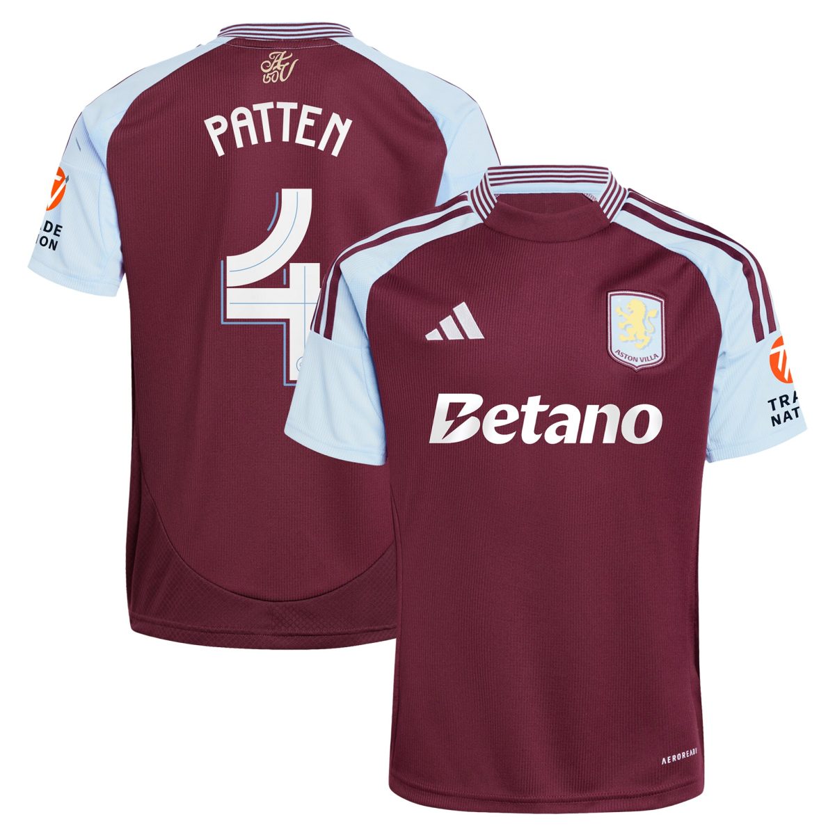 aston villa adidas home shirt 2024-25 with patten 4 cup printing Collection - Aston Villa Fan Shop Official Gear