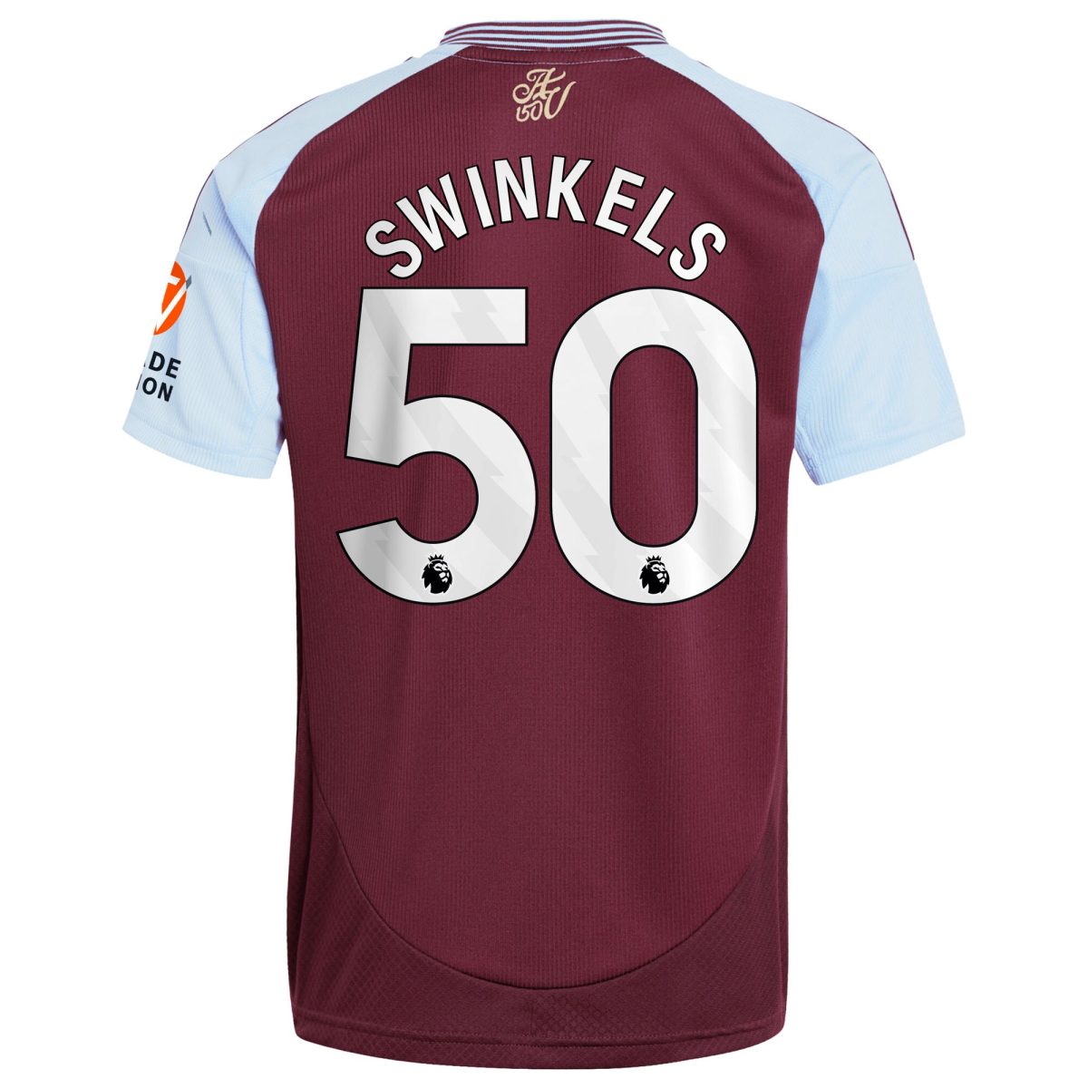 aston villa adidas home shirt 2024-25 with swinkels 50 printing Collection - Aston Villa Fan Shop Official Gear