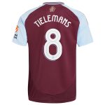 aston villa adidas home shirt 2024-25 with tielemans 8 cup printing Collection - Aston Villa Fan Shop Official Gear