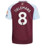 aston villa adidas home shirt 2024-25 with tielemans 8 printing Collection - Aston Villa Fan Shop Official Gear
