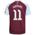 aston villa adidas home shirt 2024-25 with watkins 11 cup printing Collection - Aston Villa Fan Shop Official Gear