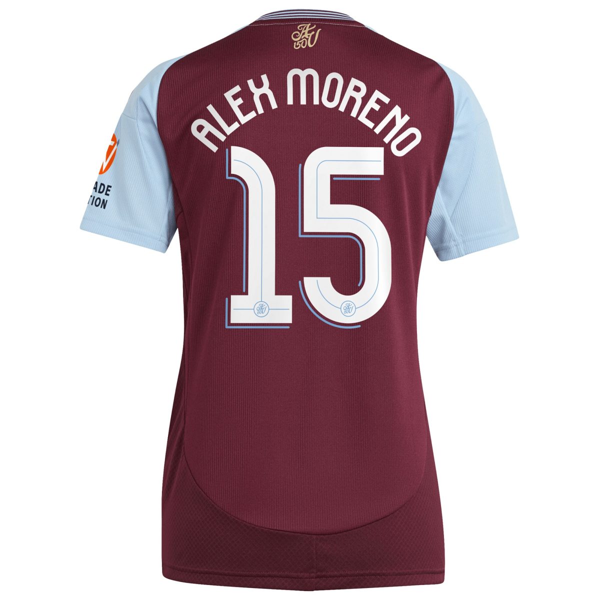aston villa adidas home shirt 2024-25 – womens with alex moreno 15 cup printing Collection - Aston Villa Fan Shop Official Gear