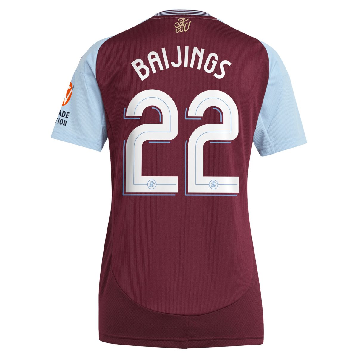 aston villa adidas home shirt 2024-25 – womens with baijings 22 cup printing Collection - Aston Villa Fan Shop Official Gear