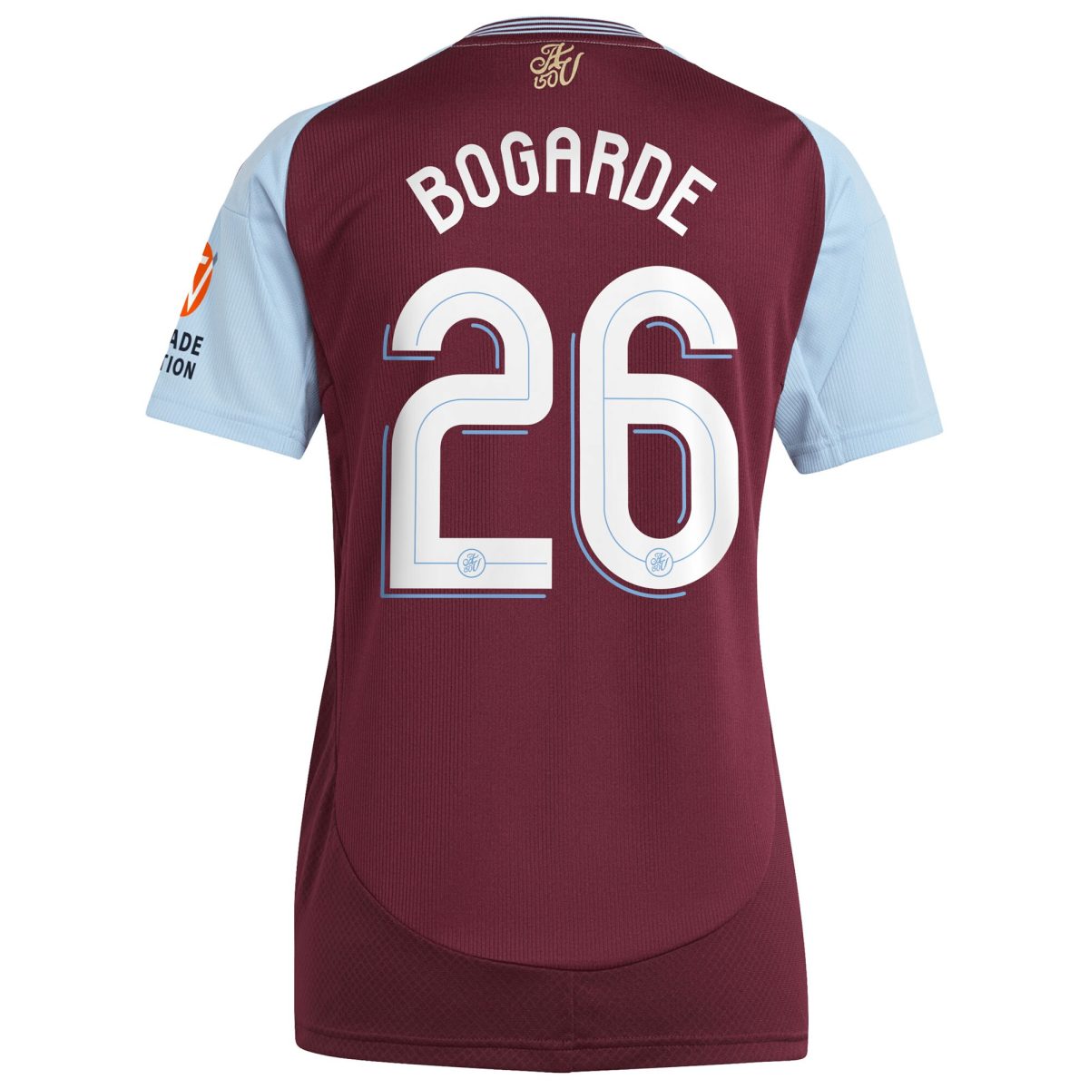 aston villa adidas home shirt 2024-25 – womens with bogarde 26 cup printing Collection - Aston Villa Fan Shop Official Gear