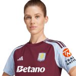 aston villa adidas home shirt 2024-25 – womens with custom printing Collection - Aston Villa Fan Shop Official Gear
