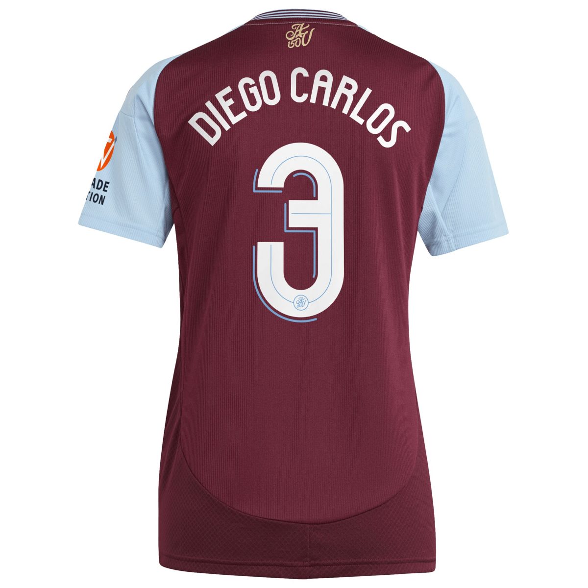 aston villa adidas home shirt 2024-25 – womens with diego carlos 3 cup printing Collection - Aston Villa Fan Shop Official Gear