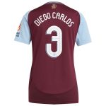 aston villa adidas home shirt 2024-25 – womens with diego carlos 3 cup printing Collection - Aston Villa Fan Shop Official Gear