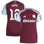 aston villa adidas home shirt 2024-25 – womens with digne 12 cup printing Collection - Aston Villa Fan Shop Official Gear