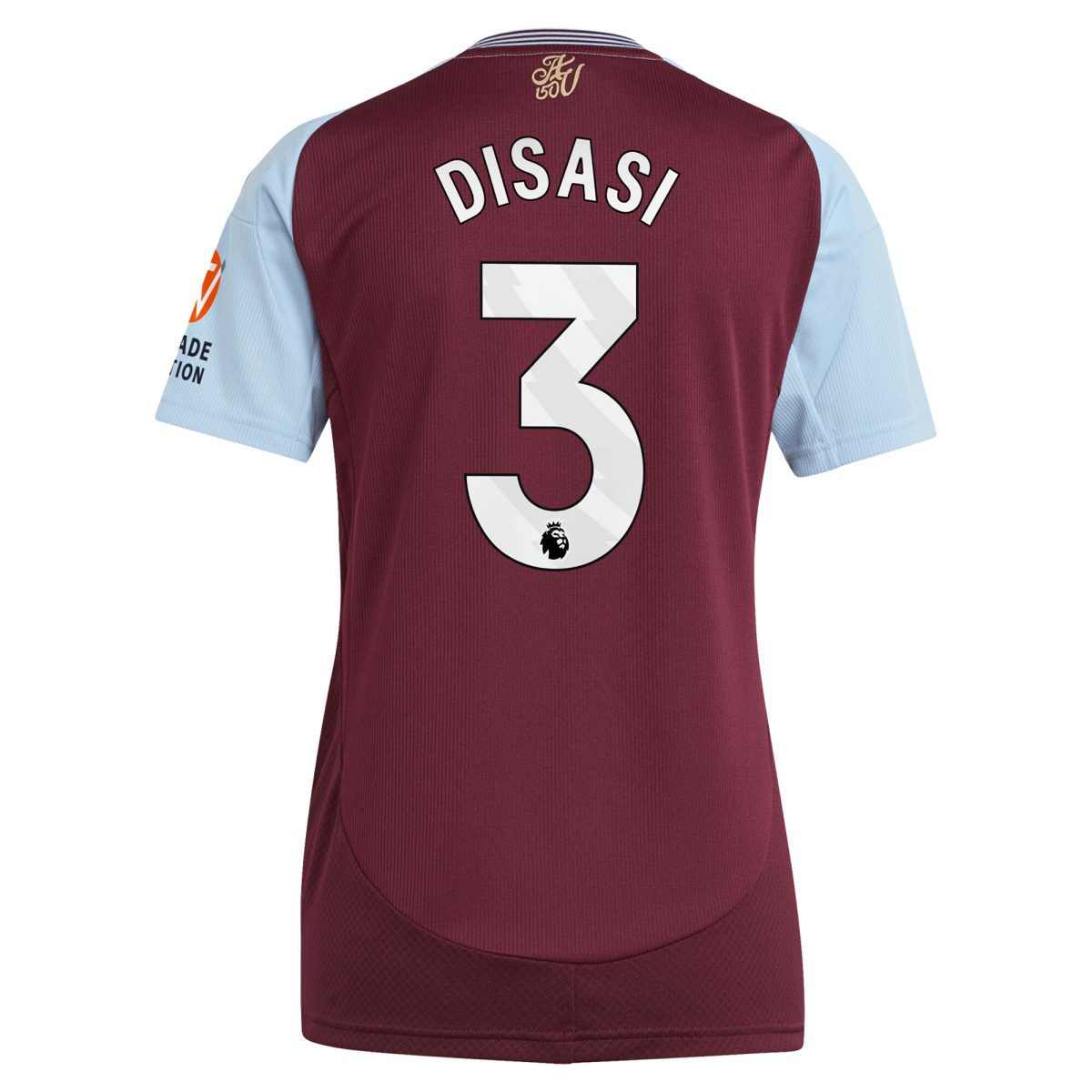 aston villa adidas home shirt 2024-25 – womens with disasi 3 printing Collection - Aston Villa Fan Shop Official Gear