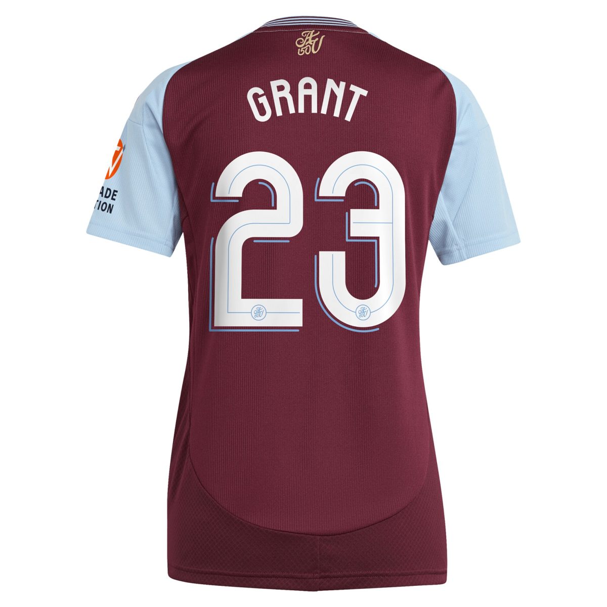 aston villa adidas home shirt 2024-25 – womens with grant 23 cup printing Collection - Aston Villa Fan Shop Official Gear