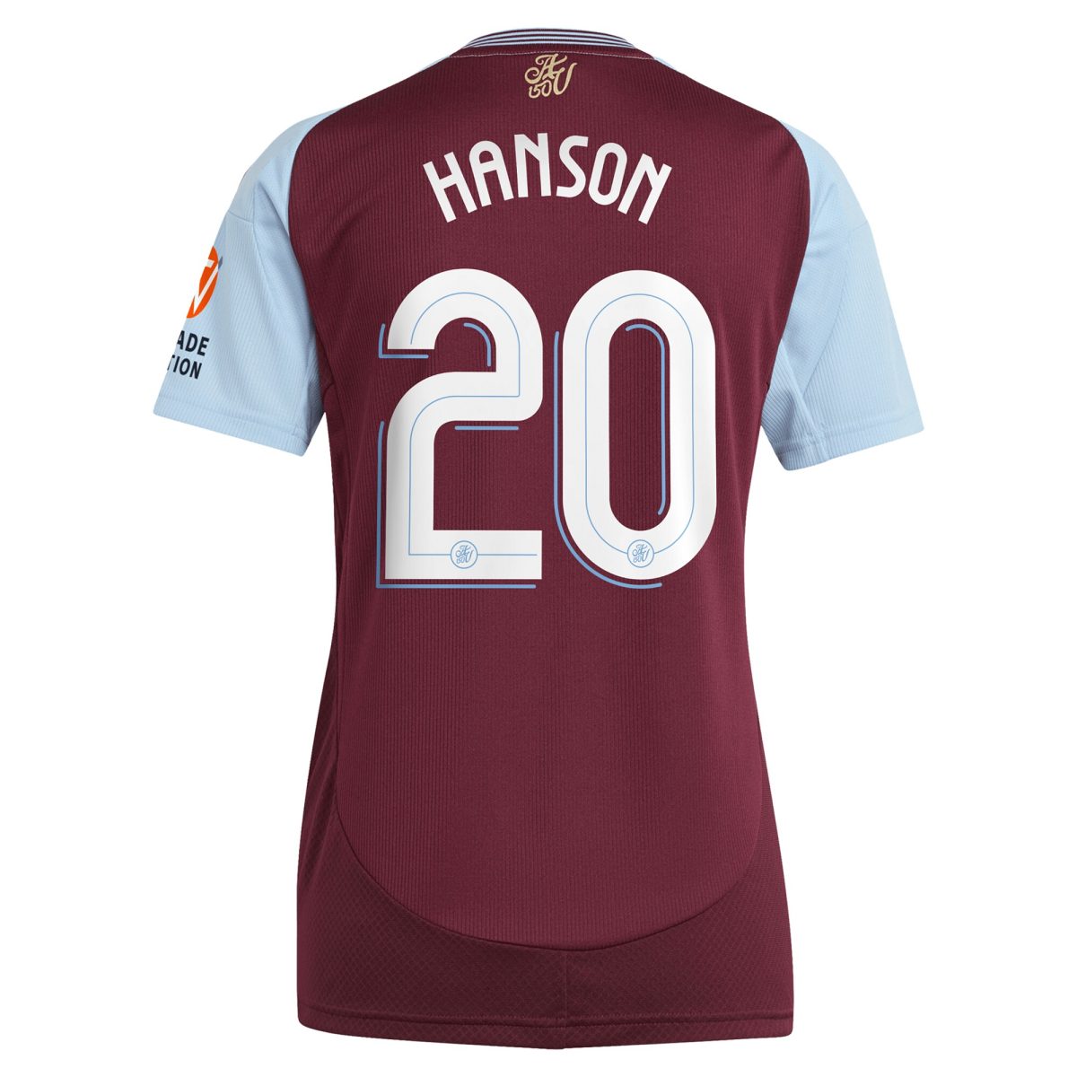 aston villa adidas home shirt 2024-25 – womens with hanson 20 cup printing Collection - Aston Villa Fan Shop Official Gear