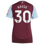 aston villa adidas home shirt 2024-25 – womens with hause 30 printing Collection - Aston Villa Fan Shop Official Gear