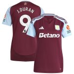 aston villa adidas home shirt 2024-25 – womens with j.duran 9 printing Collection - Aston Villa Fan Shop Official Gear