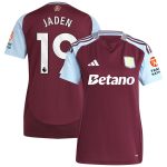 aston villa adidas home shirt 2024-25 – womens with jaden 19 printing Collection - Aston Villa Fan Shop Official Gear