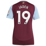 aston villa adidas home shirt 2024-25 – womens with jaden 19 printing Collection - Aston Villa Fan Shop Official Gear